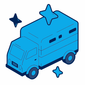 Move-in move-out cleaning service icon